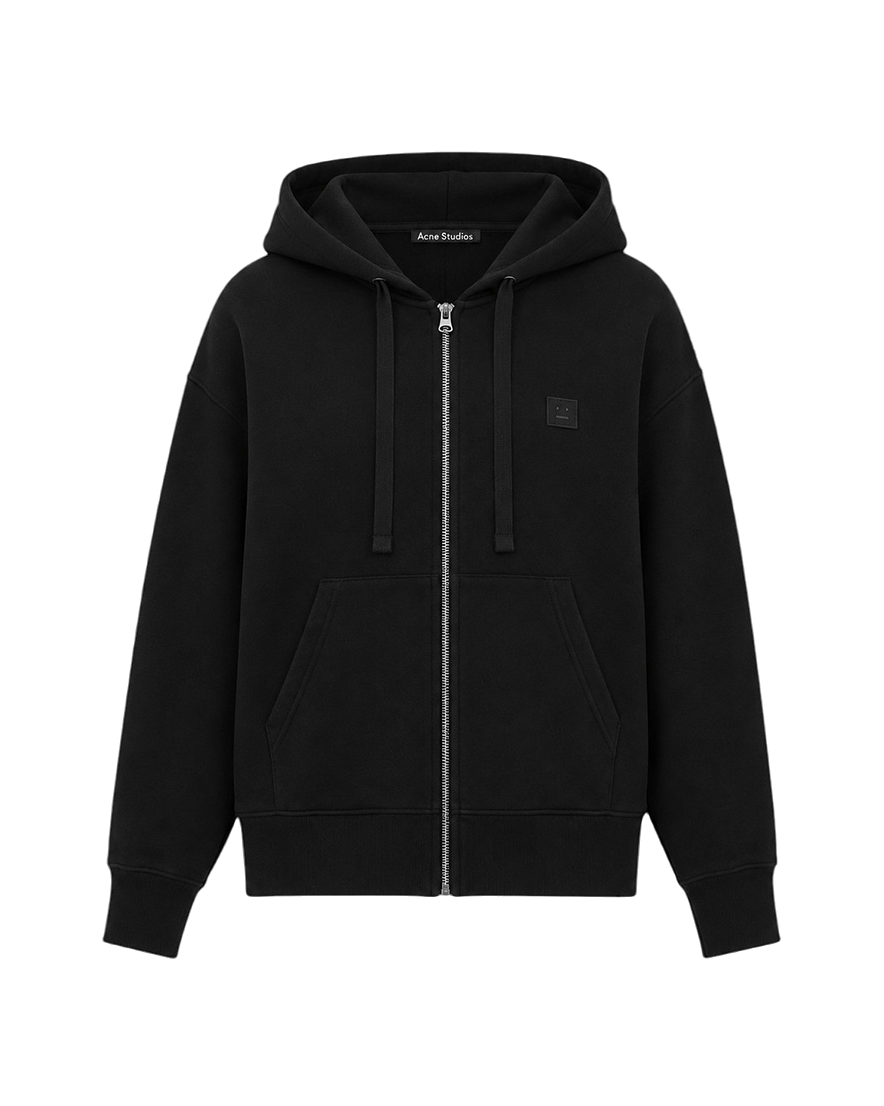 Acne Studios Ferris Zip Hoodie Black