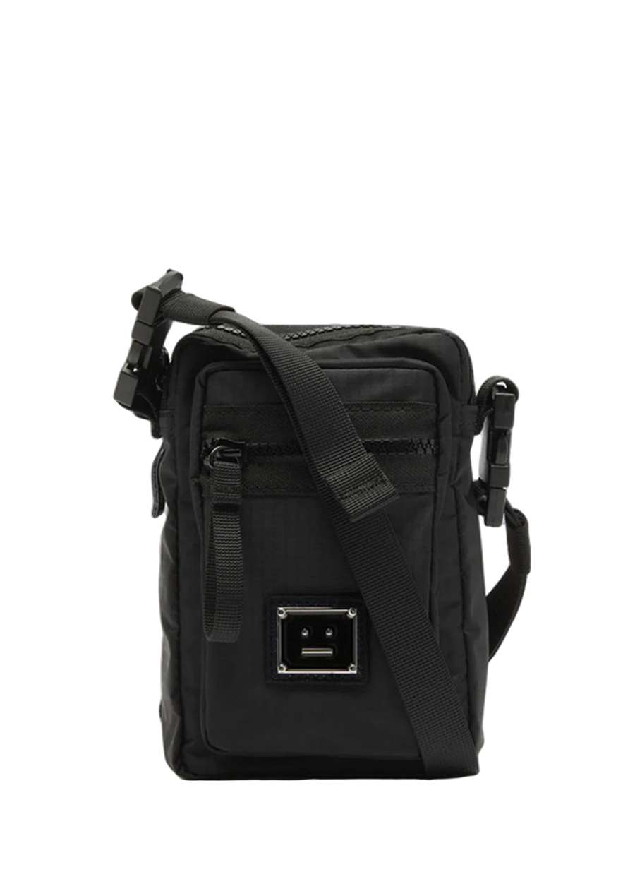Acne Studios Arvel Face-patch ripstop cross-body bag Black