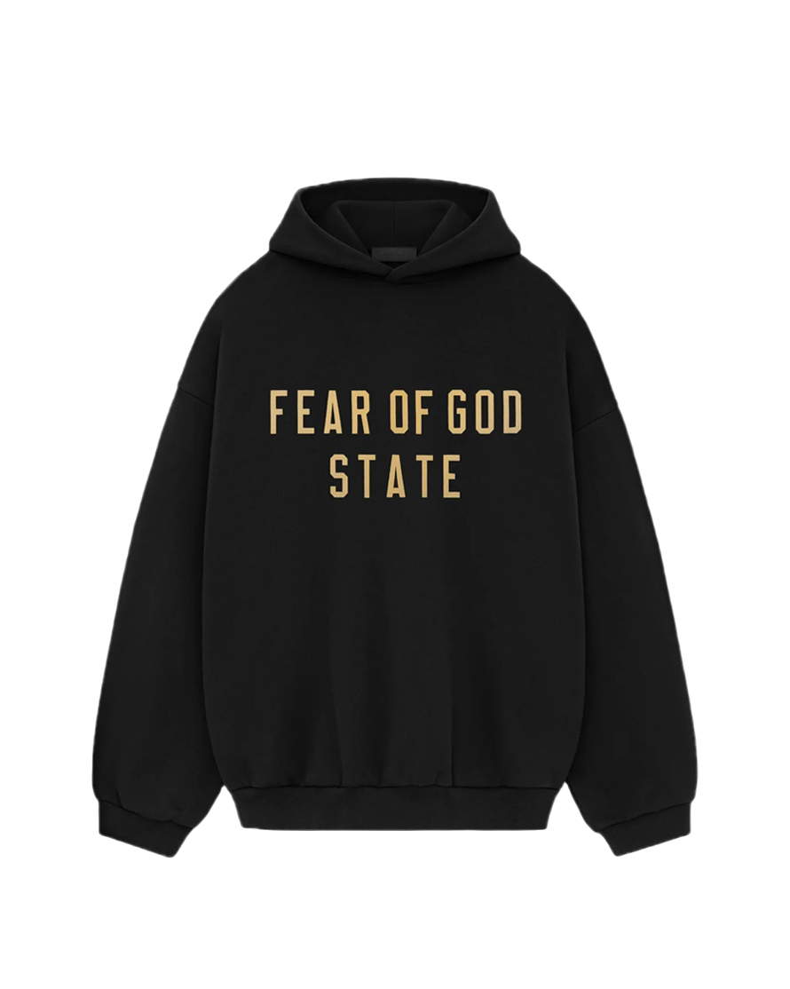 Fear Of God Essentials State Fleece Hoodie Black