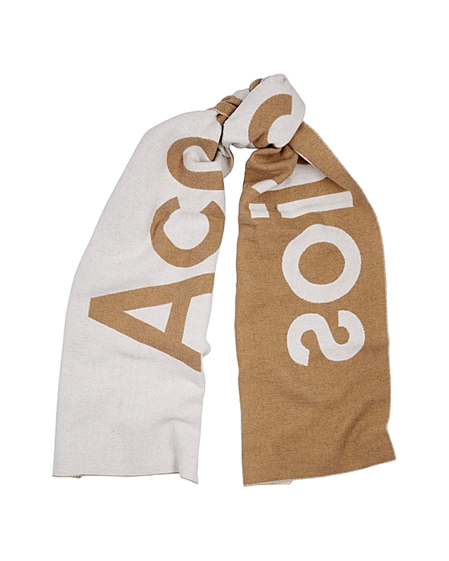 Acne Studios Toronty Scarf Brown/White