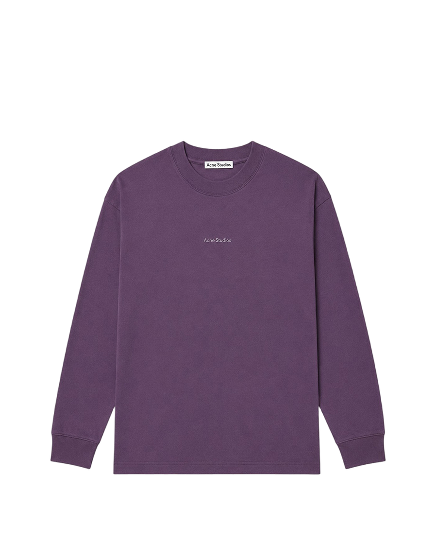 Acne Studios Simple Logo Long Sleeve Purple