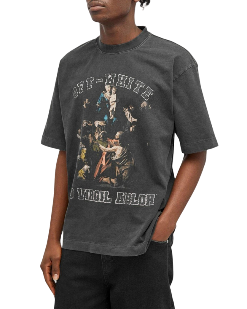 Off-White Mary Skate T-Shirt Washed Black
