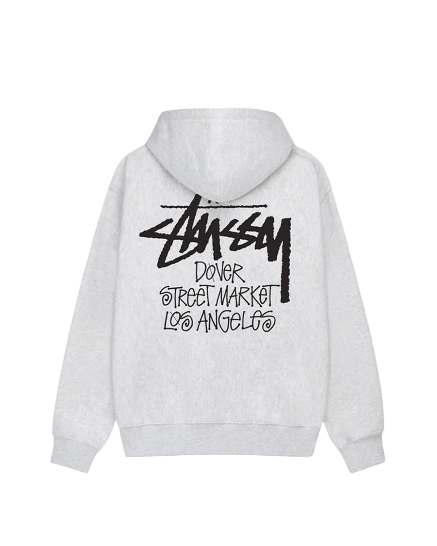 Stussy Stock DSM Los Angeles Hoodie White