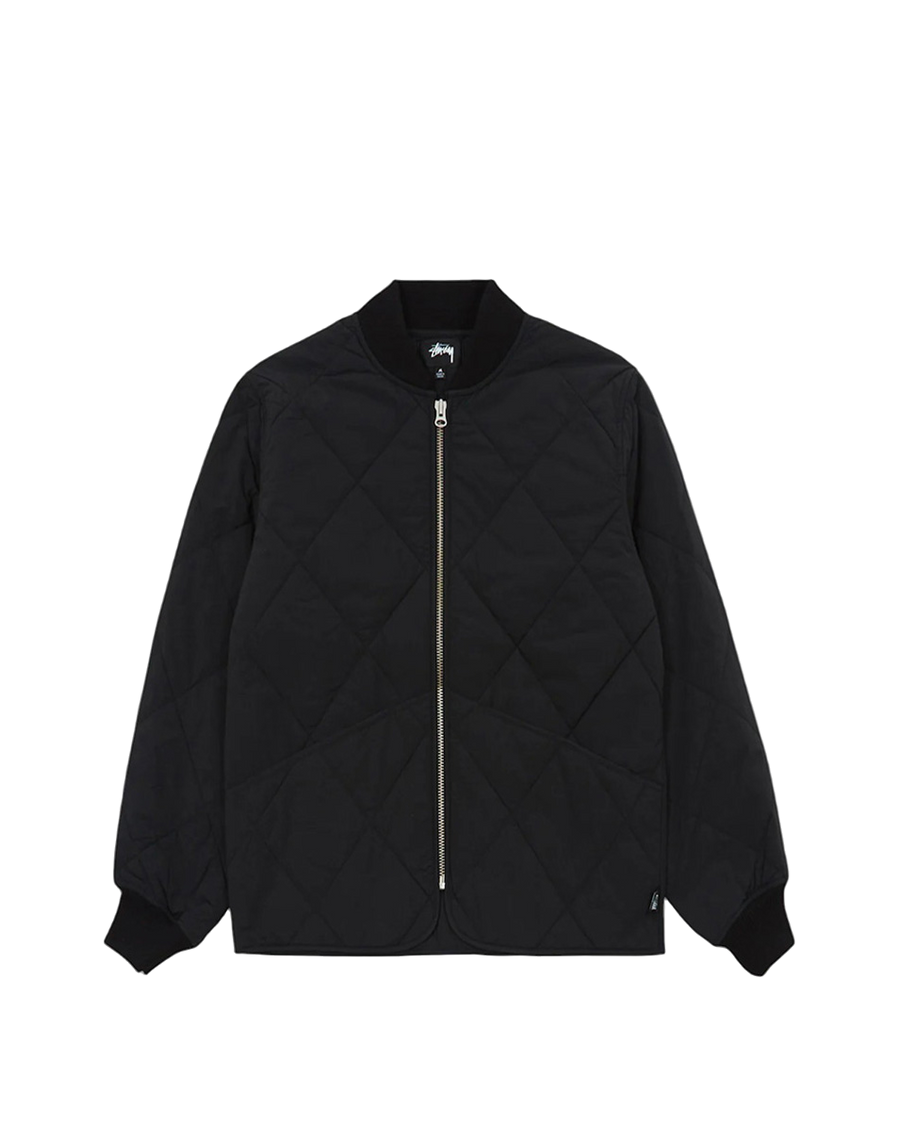 STUSSY Dice Quilted Liner Jacket Black