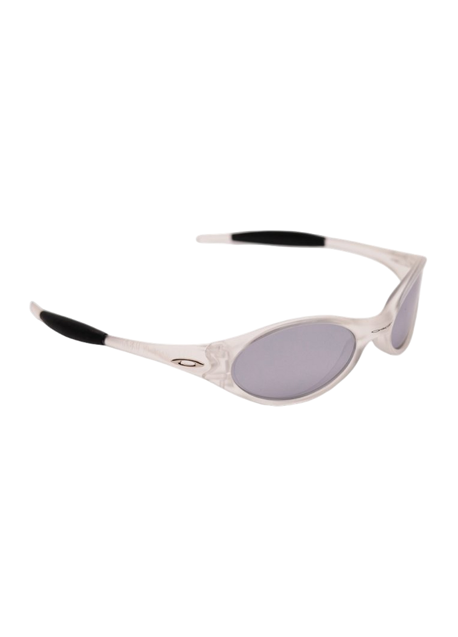 Oakley Minute 1.0 Sunglasses Transparent Frame/Silver Lenses