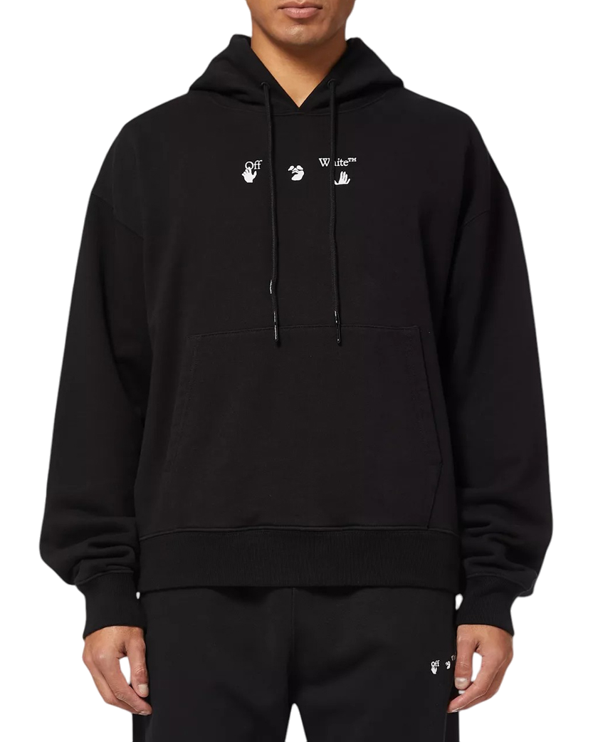 Off-White Marker Slim Hoodie Black