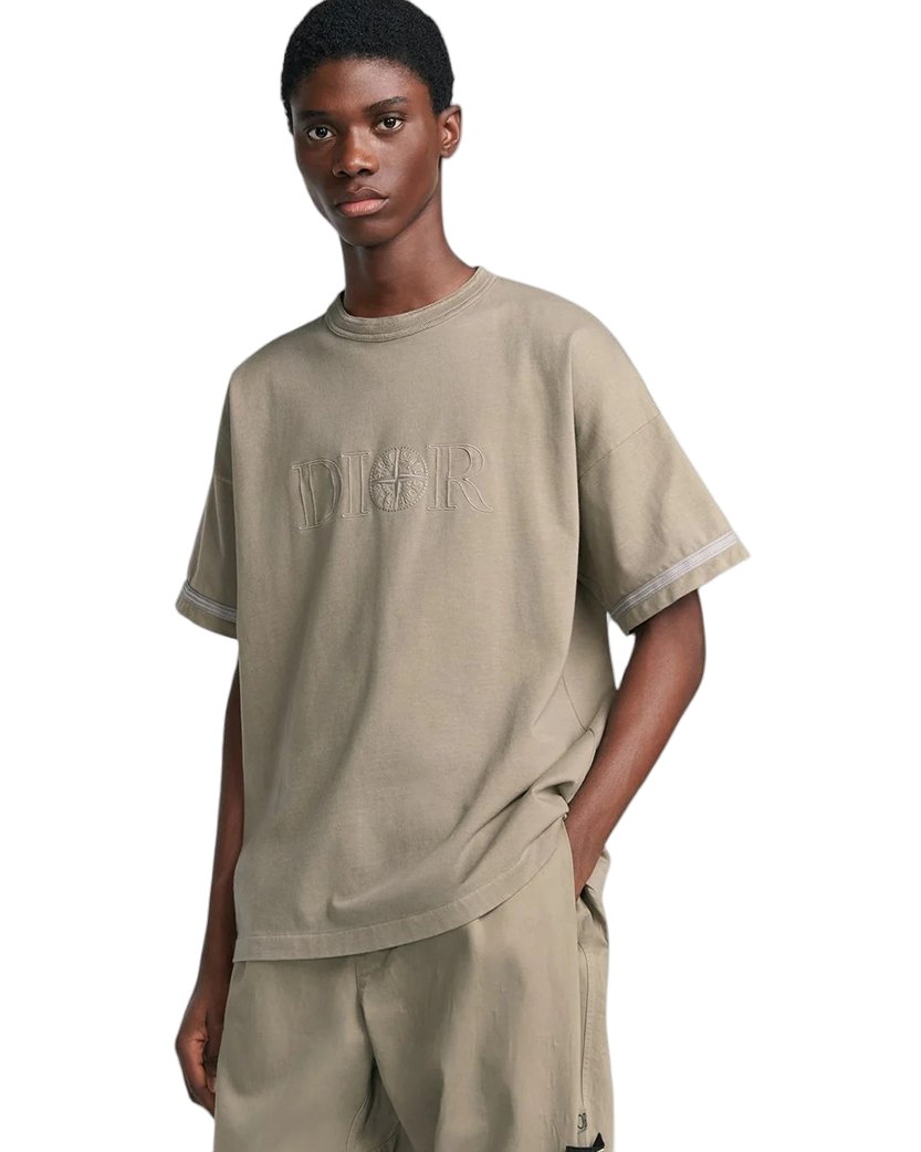 SI x Dior Cotton Jersey T-Shirt Brown SI0216-BN