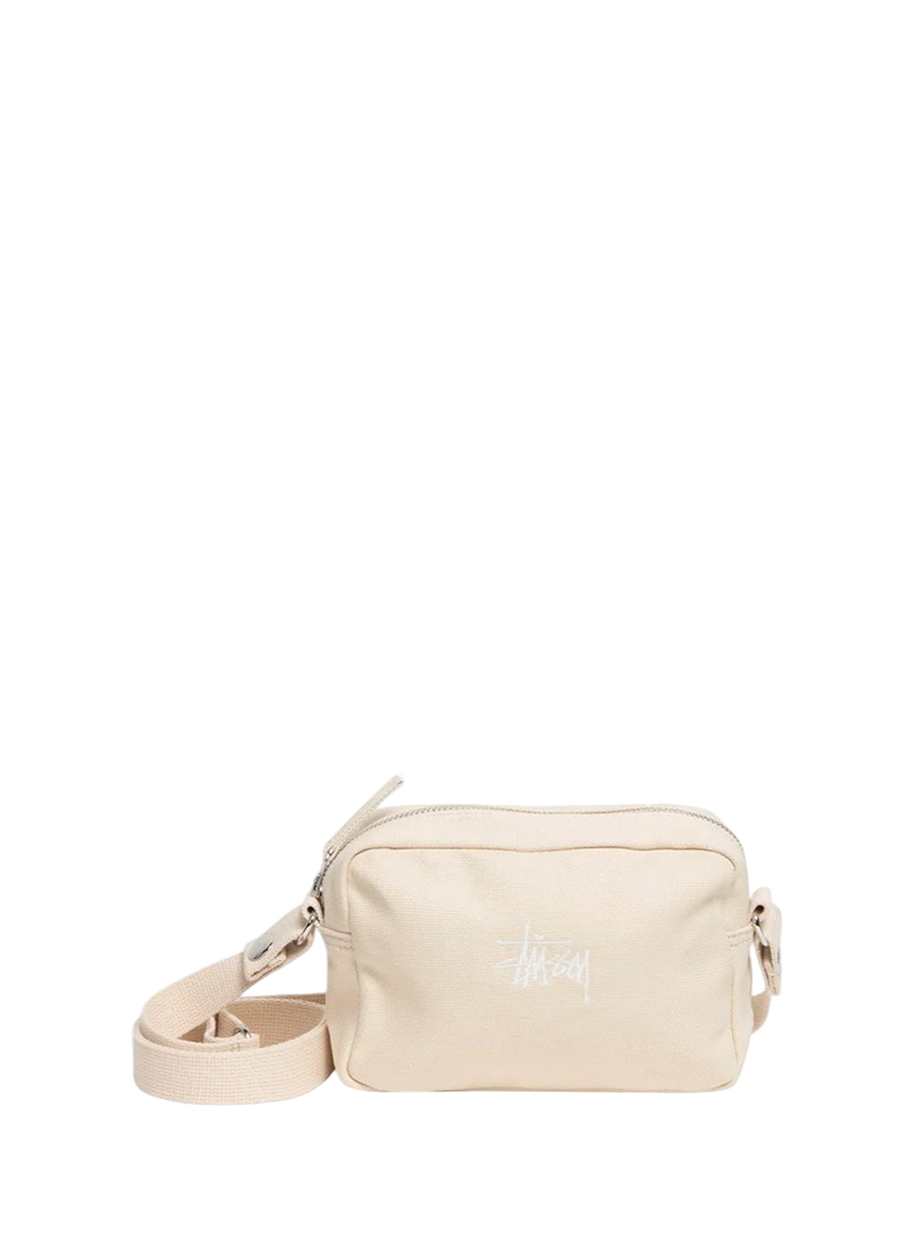STUSSY Canvas Side Pouch Natural