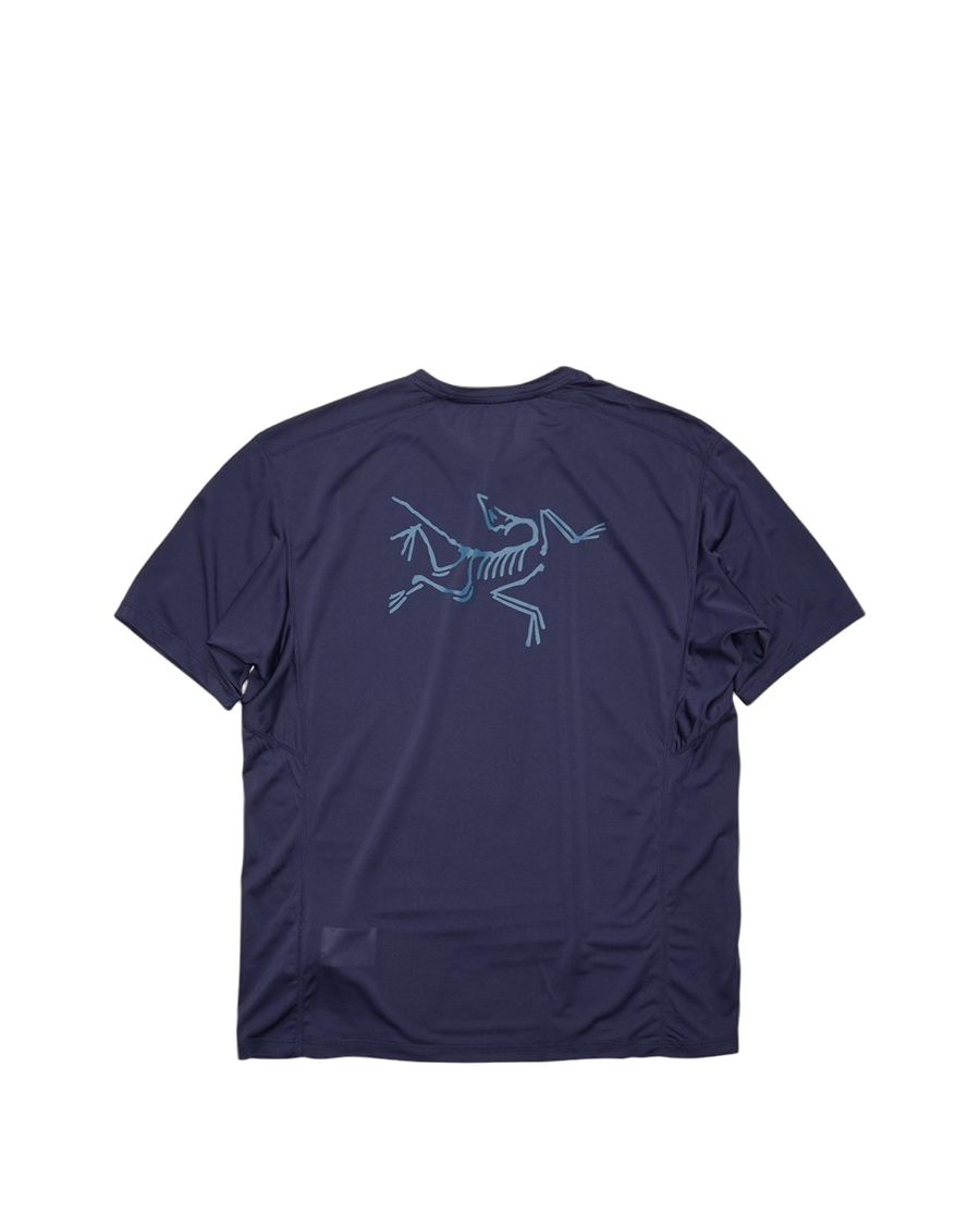 Arcteryx Motus Arcword Crew SS T-Shirt Blue Logo Blue