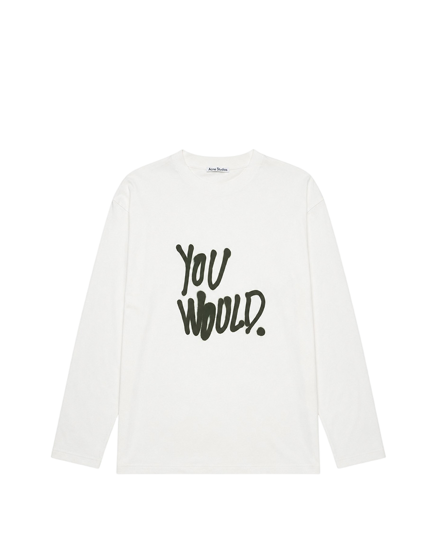 Acne Studios You Woold Long Sleeve White
