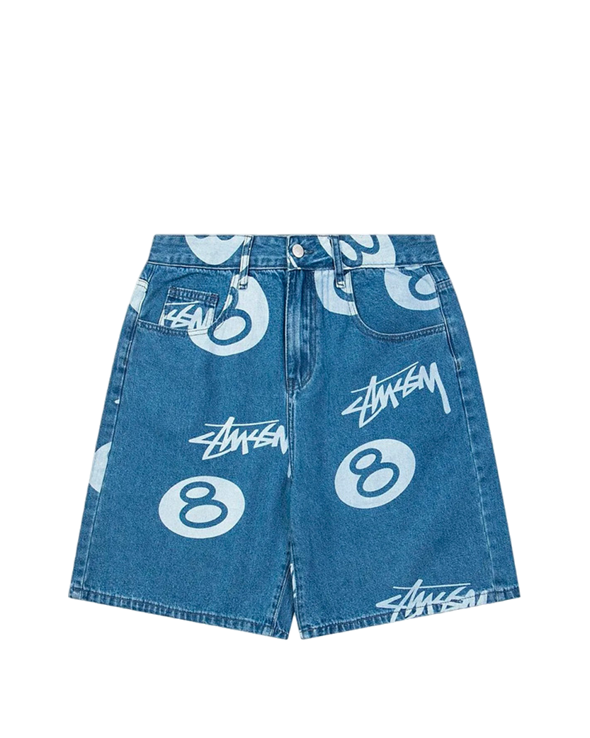 STUSSY Big Ol' Jeans Shorts Blue