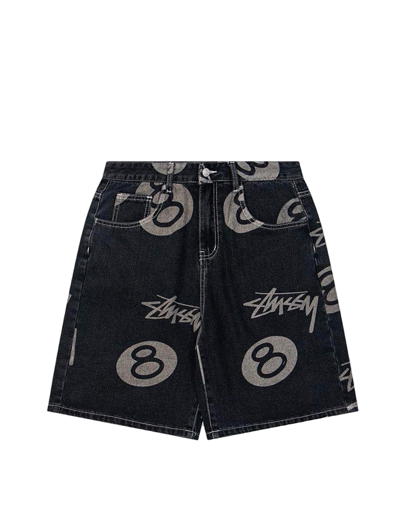 STUSSY Big Ol' Jeans Shorts Black