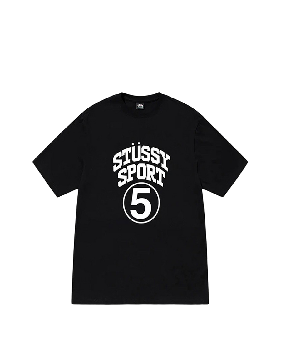 STUSSY 5 Sport Tee Black