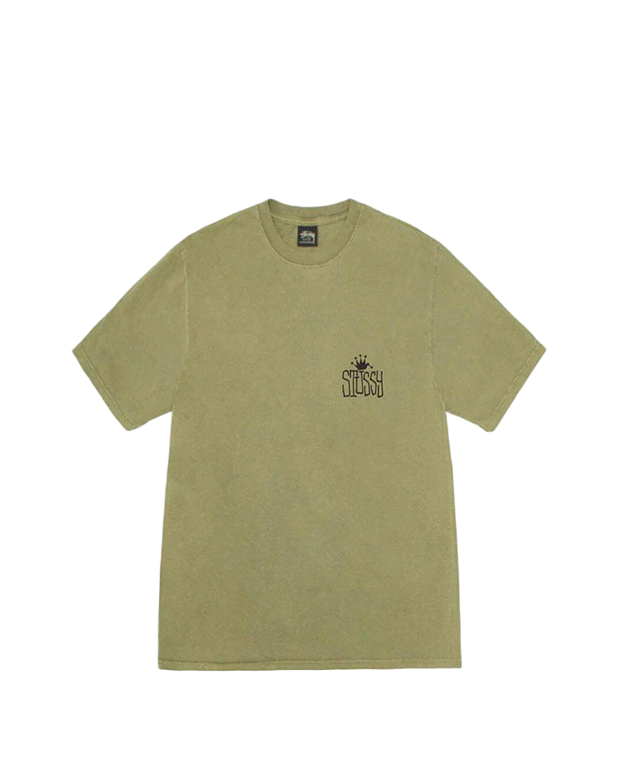 STUSSY Crown International Crew Tee Olive