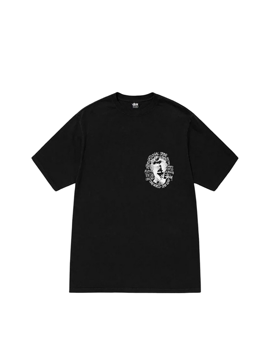 STUSSY Camelot Pigment Dyed T-shirt Black