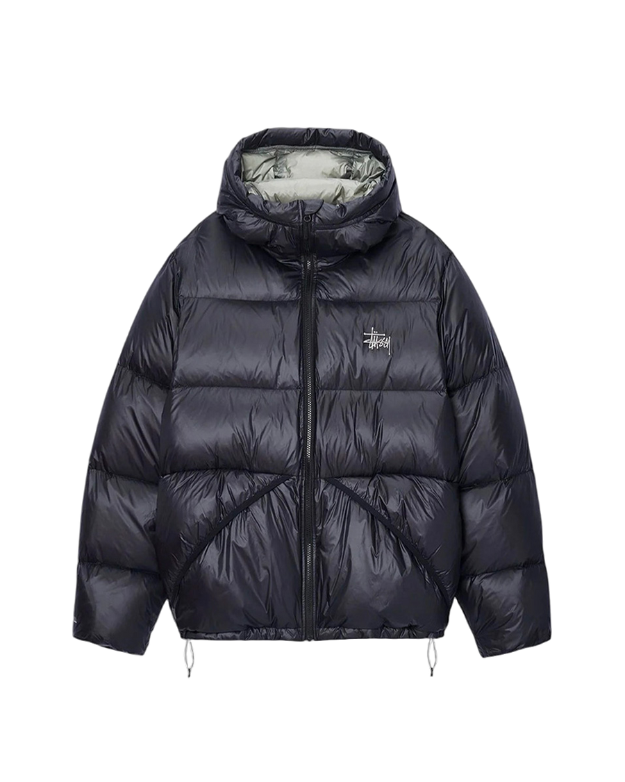 STUSSY Micro Ripstop Down Parka Black/Grey