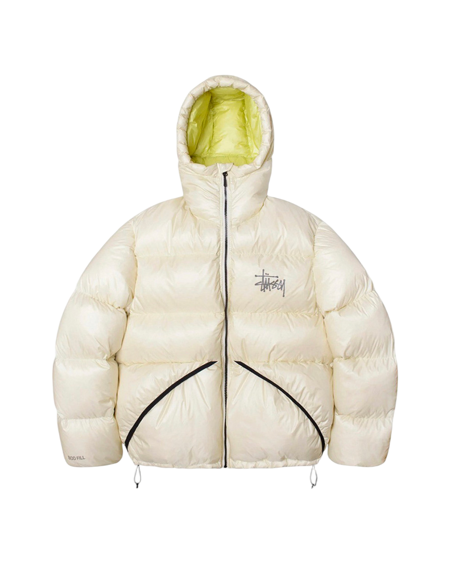 STUSSY Micro Ripstop Down Parka Bone