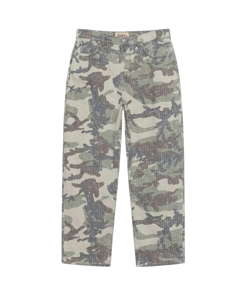 STUSSY Needlepunch Big Ol' Jean Camouflage