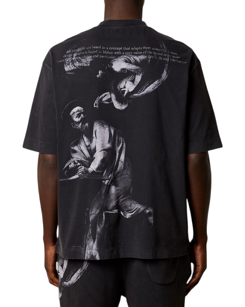 OFF-WHITE S.Matthew Skate T-Shirt Washed Black