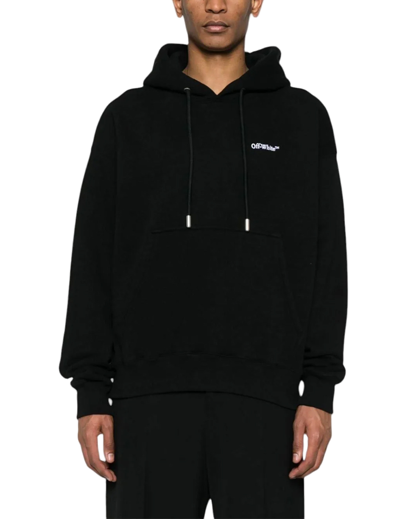 Off-White Tattoo Arrow Skate Hoodie Black