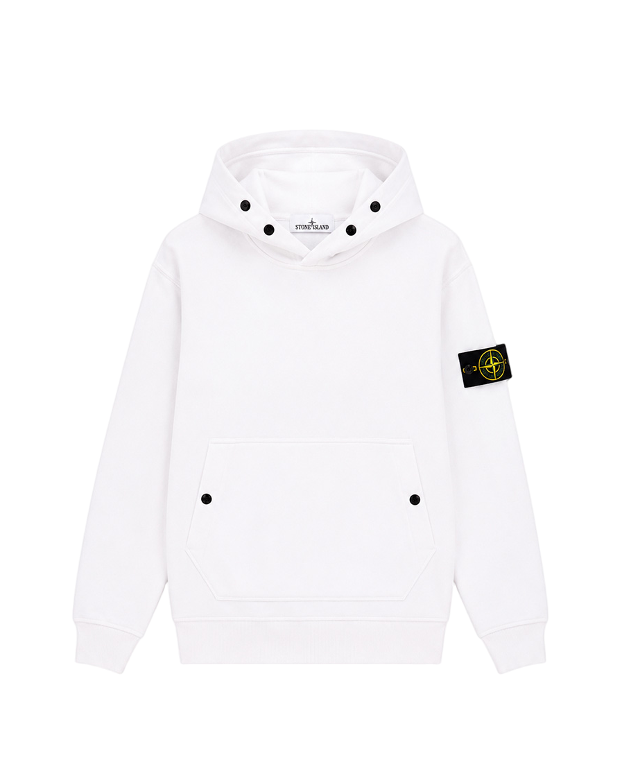61720 Hooded Sweatshirt White SI0218-WT