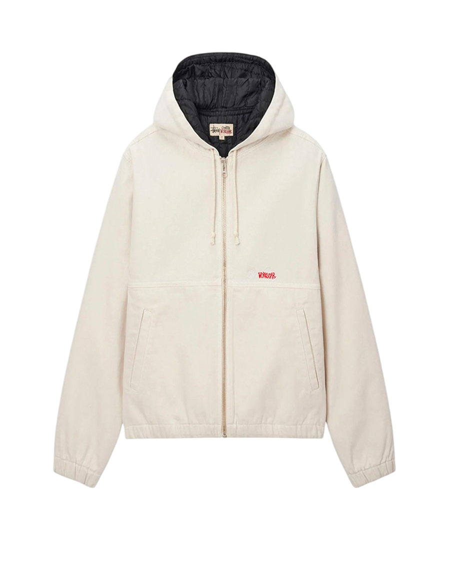 STUSSY Work Jacket Insulated Canvas Bone