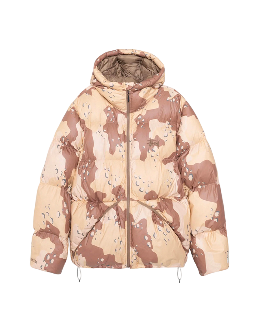 STUSSY Down Parka Camo Ripstop Khaki