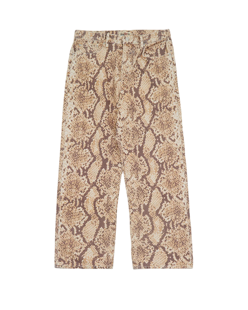 STUSSY Washed Canvas Big Ol' Jeans Python