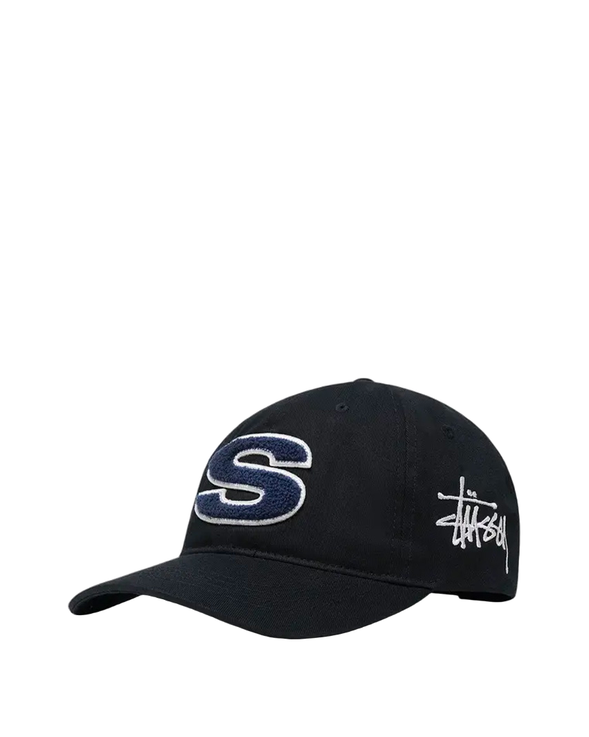 STUSSY Chenille S Low Pro Cap Black