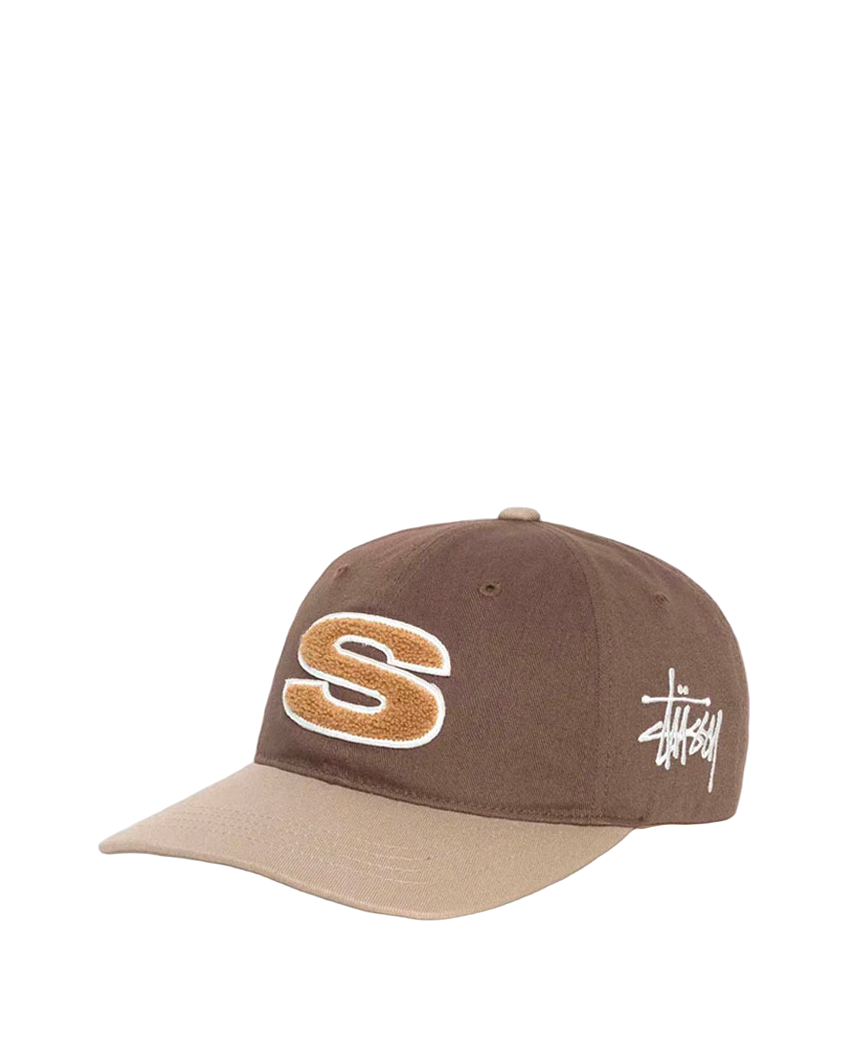 STUSSY Chenille S Low Pro Cap Brown