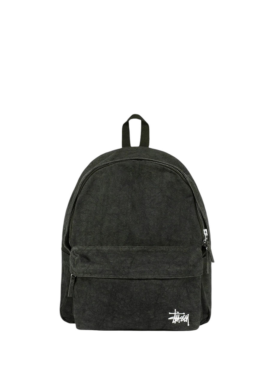 STUSSY Canvas Backpack Washed Black