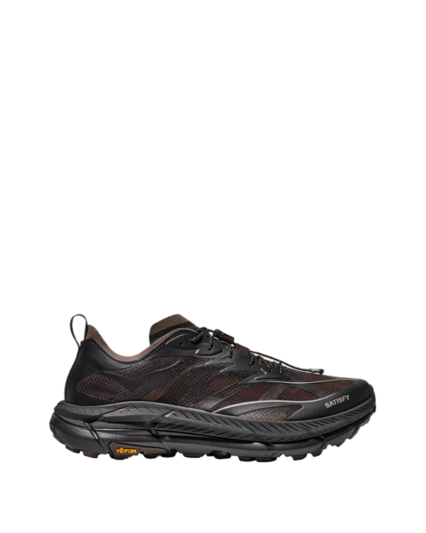 Hoka x Satisfy Mafate Speed 4 Lite Coffee