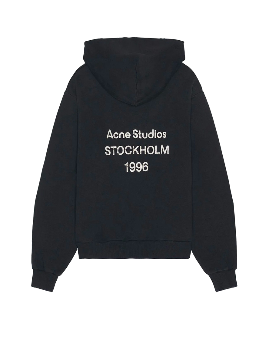 Acne Studios Logo Hoodie Black