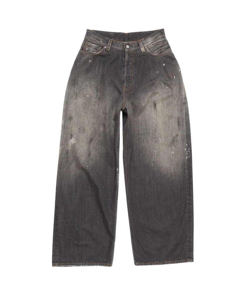 Acne Studios Super Baggy Fit Jeans Black
