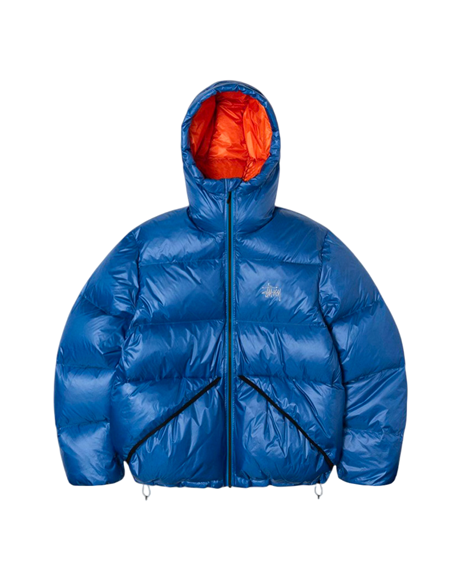 STUSSY Micro Ripstop Down Parka Royal Blue