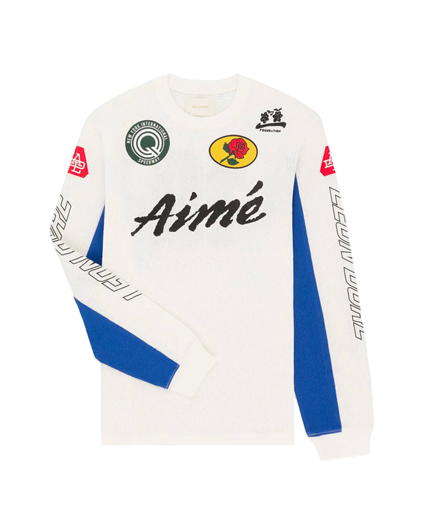 Aime Leon Dore Mesh Moto Long-Sleeve Tee Pristine