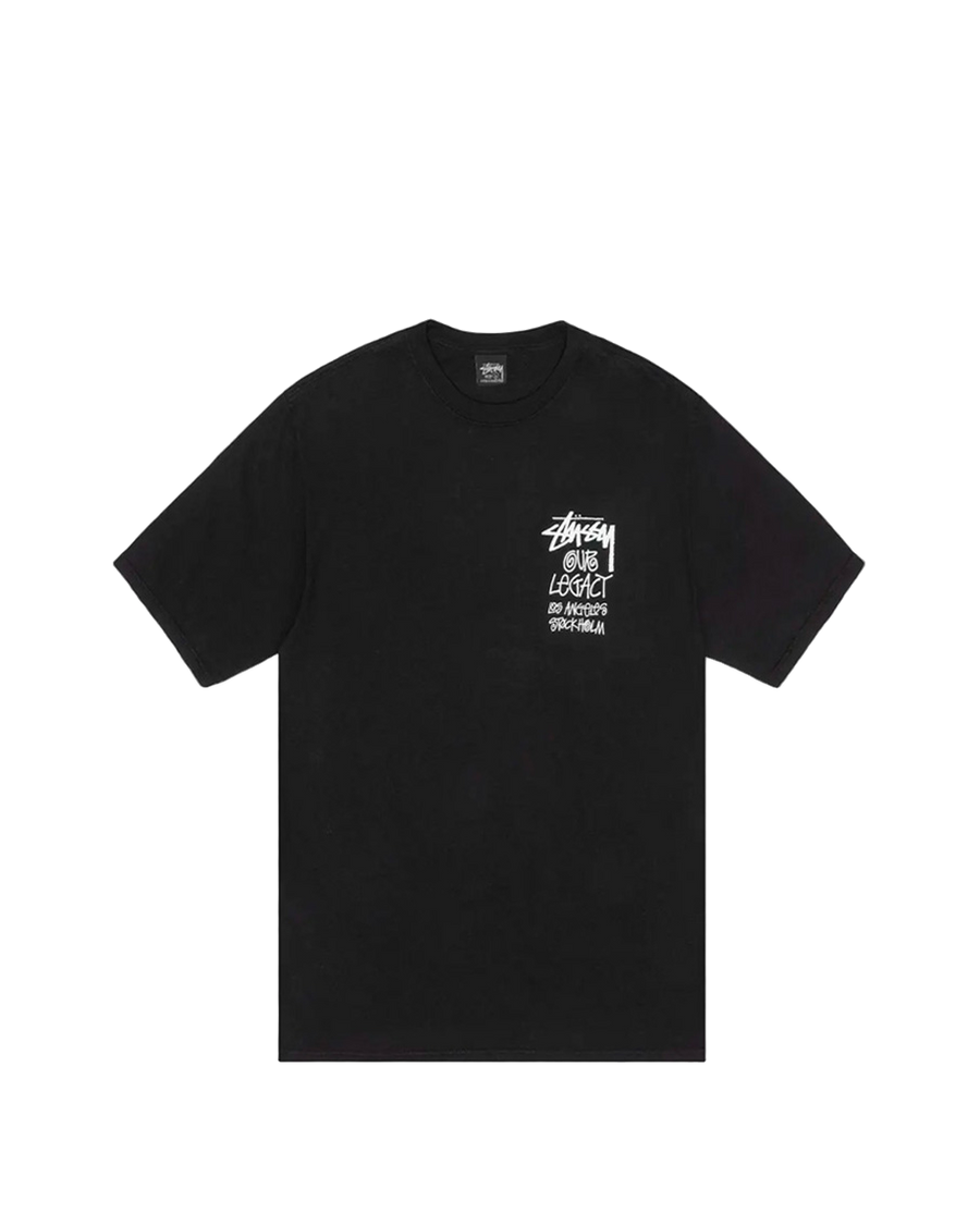 STUSSY x Our Legacy Surfman Pigment Dyed Tee Black