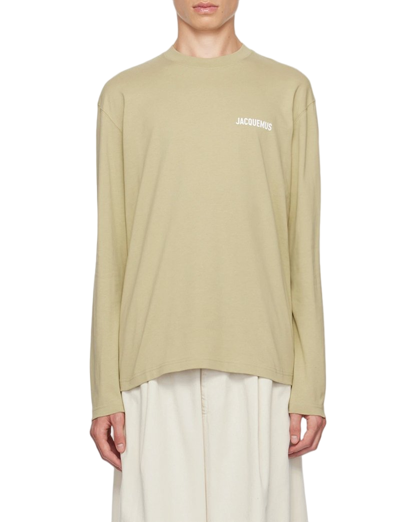 Jacquemus Le T-Shirt Manches Long Sleeve T-Shirt Khaki