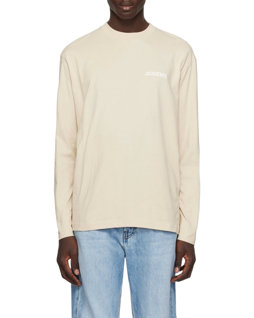 Jacquemus Le T-Shirt Manches Long Sleeve T-Shirt Beige