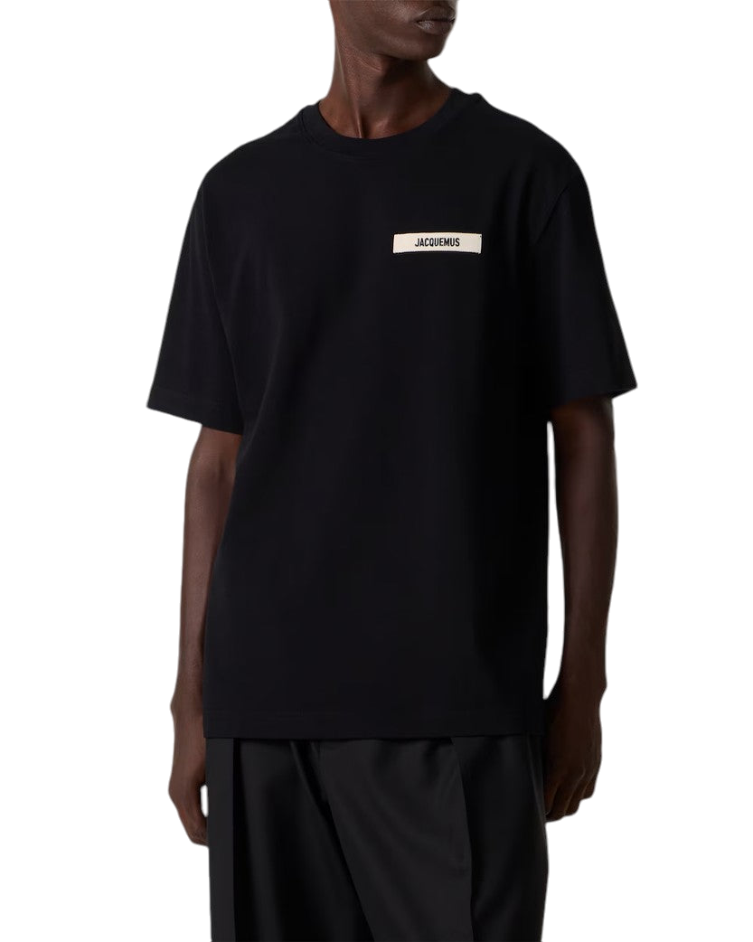Jacquemus Le T-Shirt Gros Grain Black