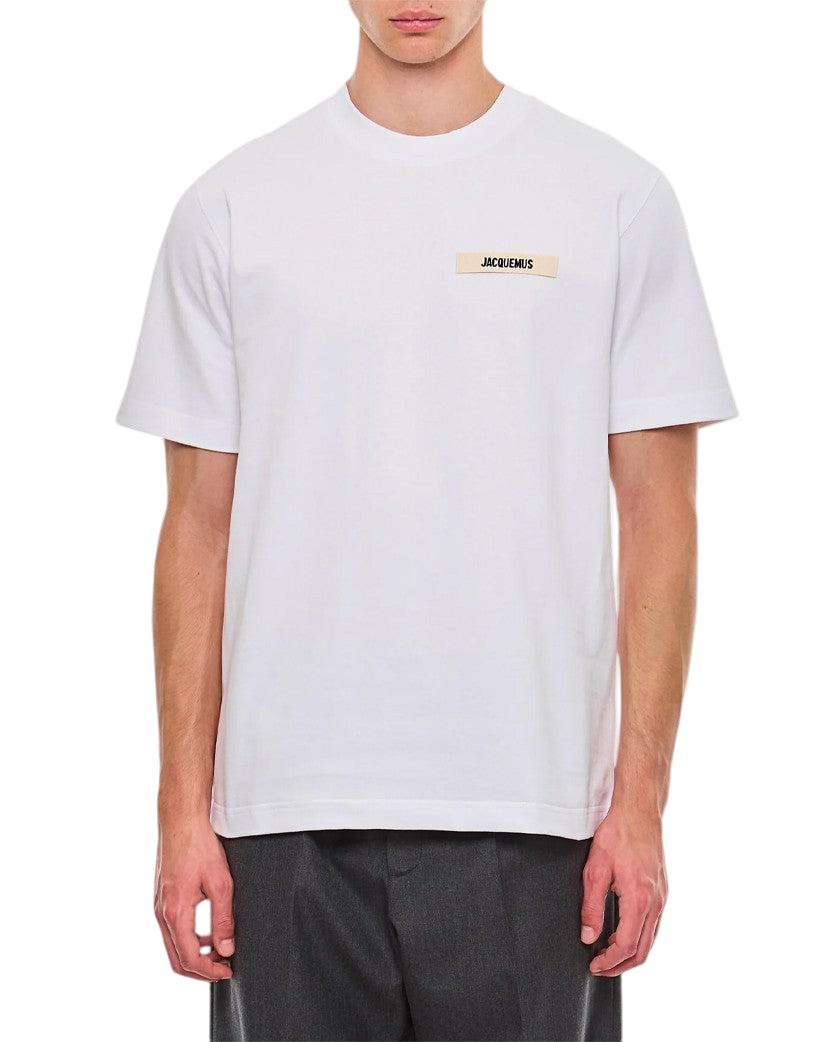 Jacquemus Le T-Shirt Gros Grain White