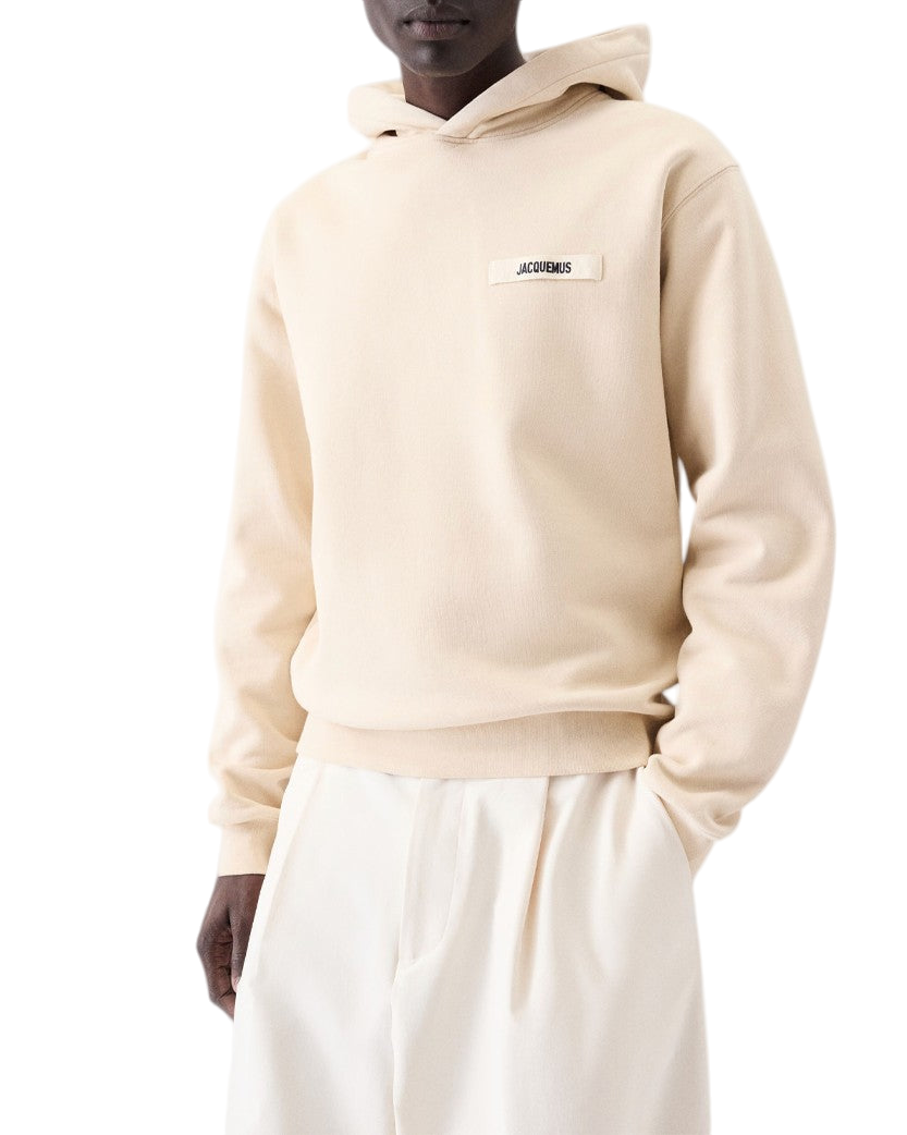 Jacquemus Le Gros Grain Hoodie Beige