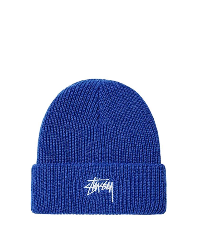 STUSSY STOCK CUFF BEANIE NAVY