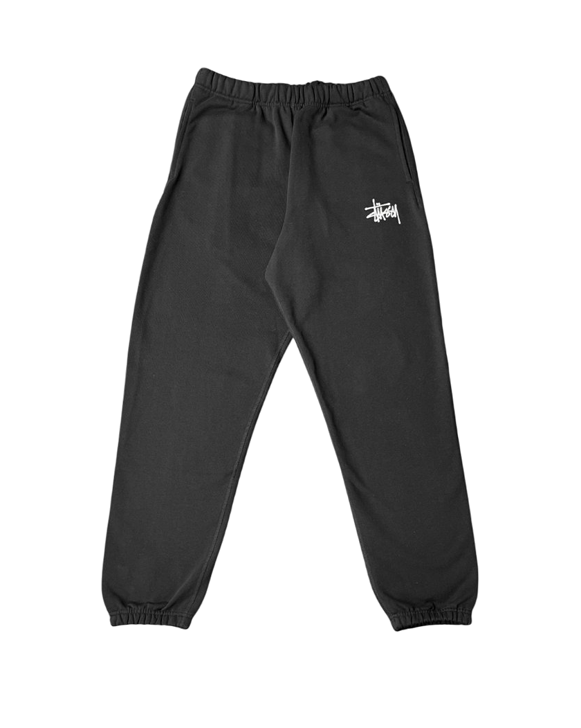 STUSSY STOCK LOGO PANT BLACK