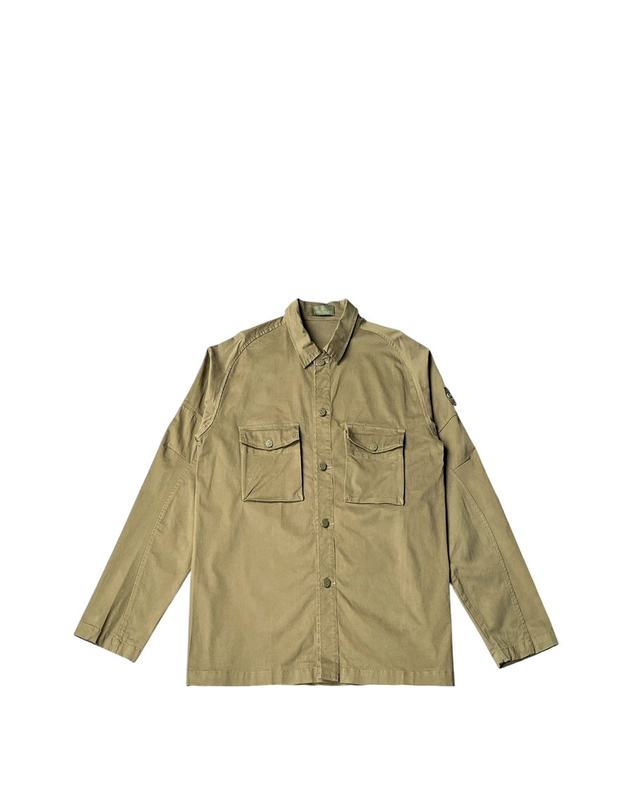 123F2 Ghost Piece Overshirt Khaki SI0106-KH