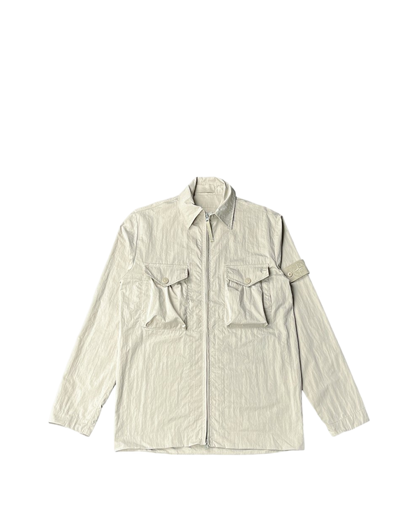 103F2 Ghost Piece Cotton Overshirt Beige SI0103-BG