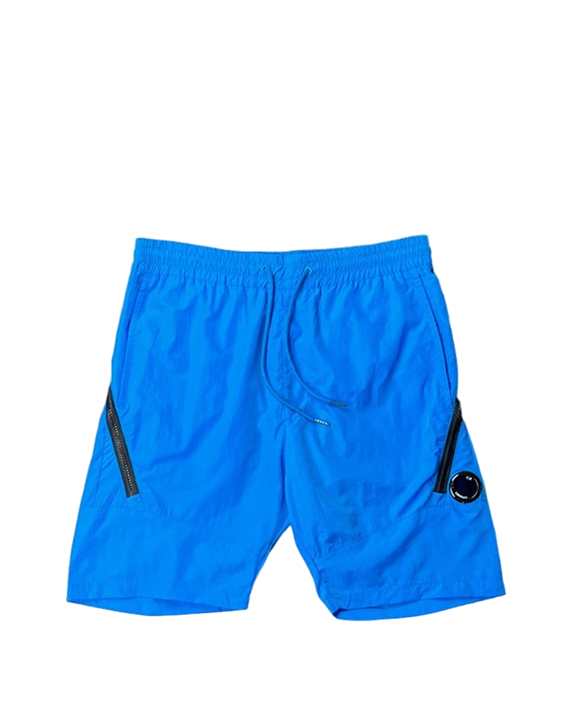 C.P. COMPANY Chrome Lens Pocket Shorts Blue