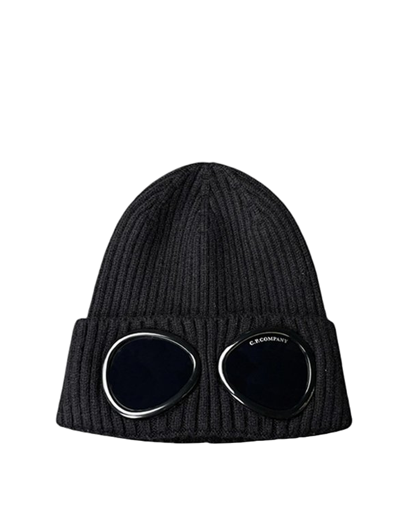 C.P. Company Goggle Beanie Black