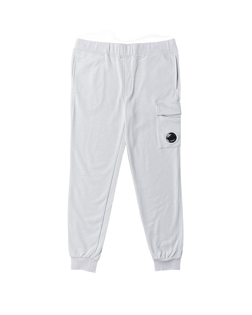 C.P. Company Diagonal Raised Fleece Lens Sweat Pants Grey
