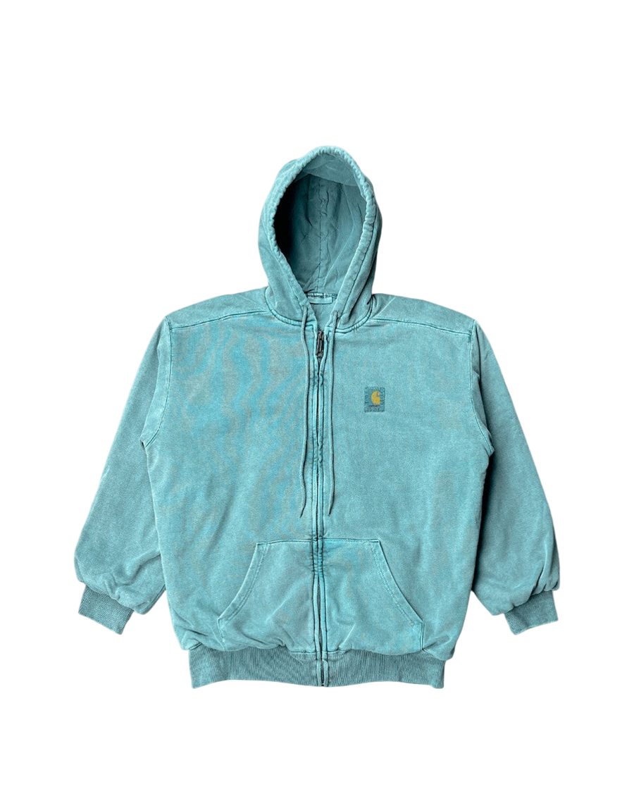 Carhartt WIP Patch Zip Hoodie Washed Boxwood